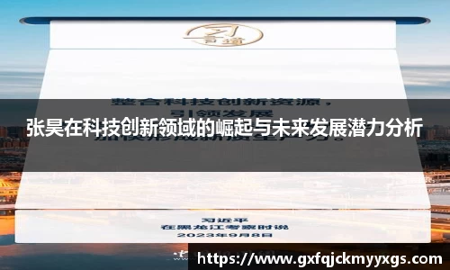 张昊在科技创新领域的崛起与未来发展潜力分析